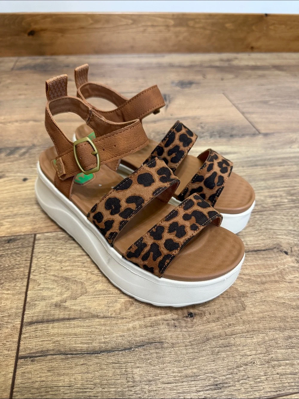 HEYDUDE platform sandals